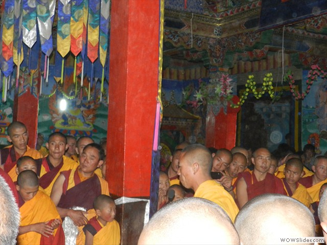 Korche Monastery's shrine room