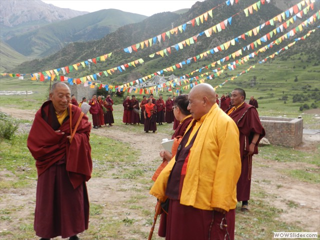 Dr. Guru Tsering with Lama Norlha Rinpoche